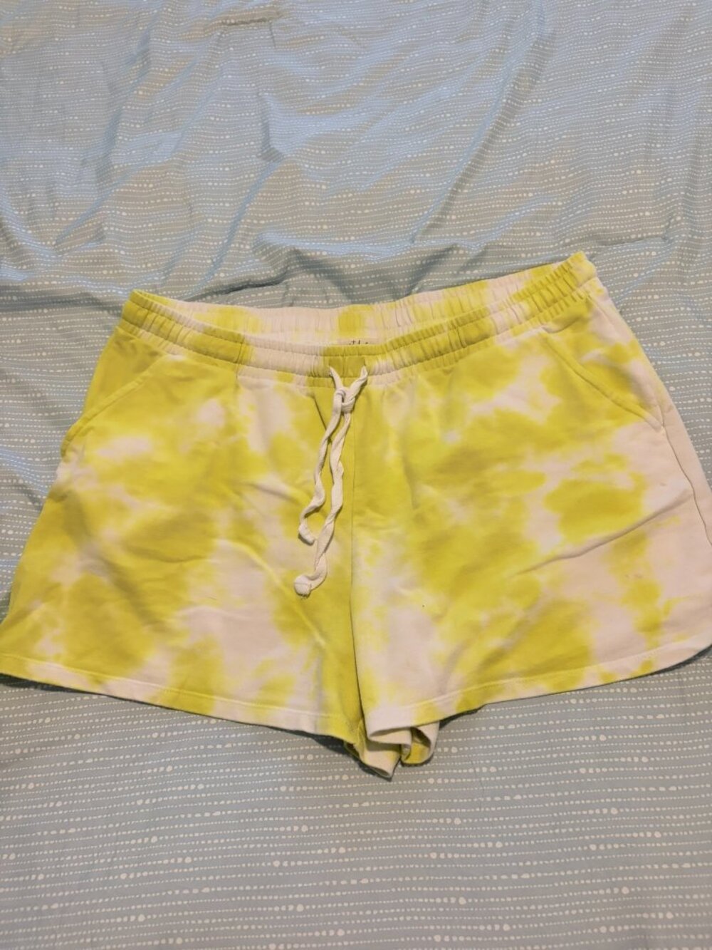 Style and Co Fleece Tie-Dye shorts XL